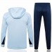 24-25 France National Team Mens White Training Hooded Technical Tracksuit