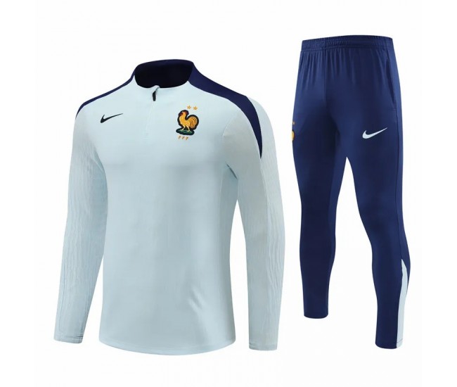 24-25 France National Team Mens White Training Technical Tracksuit