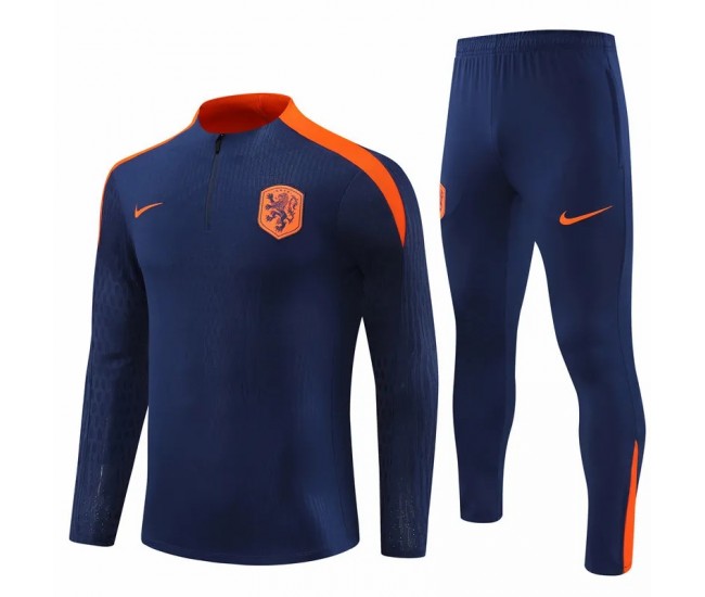 23-24 Netherlands Mens Navy Training Technical Tracksuit