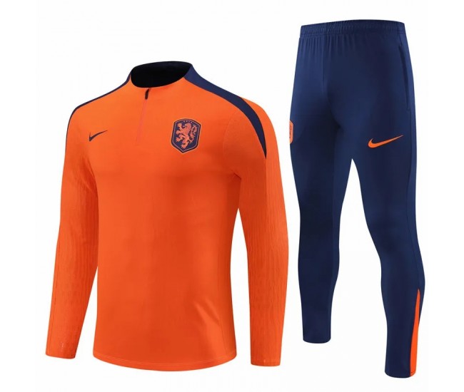 23-24 Netherlands Mens Orange Training Technical Tracksuit