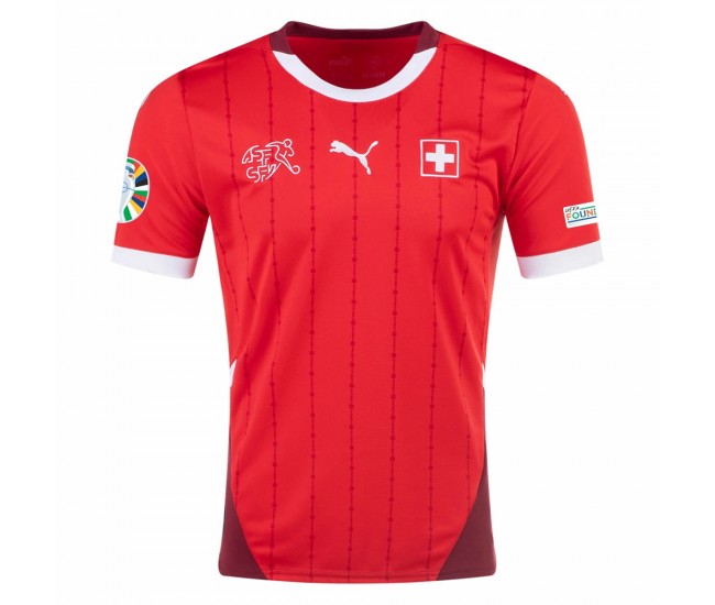 Euro 2024 Switzerland Mens Home Jersey
